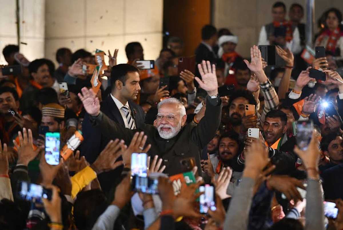 चुनावी नतीजों पर बोले प्रधानमंत्री नरेंद्र मोदी : आज की हैट्रिक ने 24 के हैट्रिक की गारंटी दे दी है